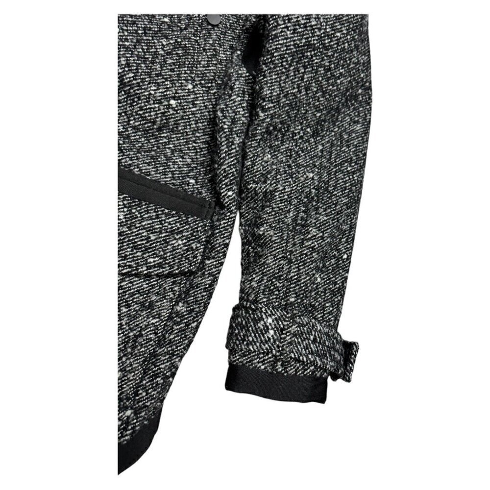 Superdry Black and Gray Pea Coat - Picture 7 of 9